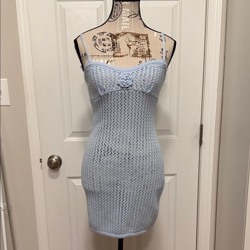 Soft knit bathing suit cover up small NWT